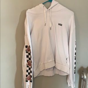 Small White Vans Hoodie